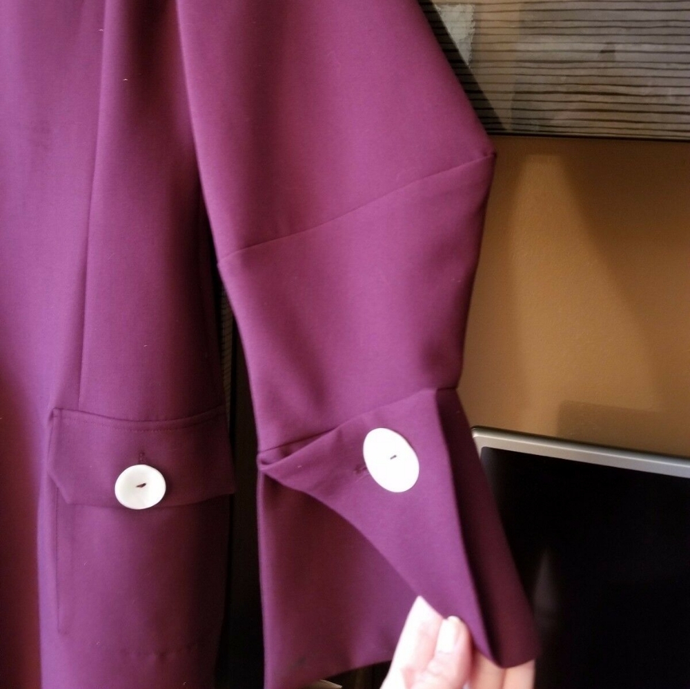 Just Women burgundy dress size 38. - Picture 2 of 6